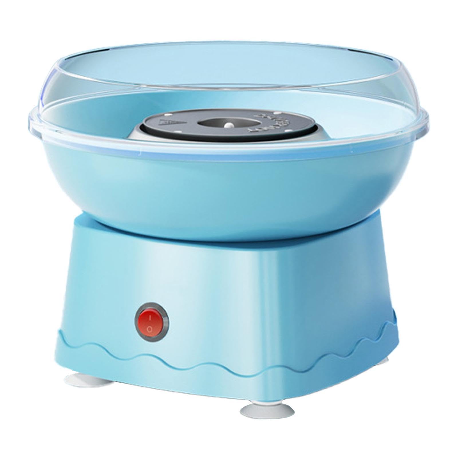 UJEAVETTE Cotton Sugar Machine for Kids DIY with Spoon for Household Carnival Festival Blue-image-26