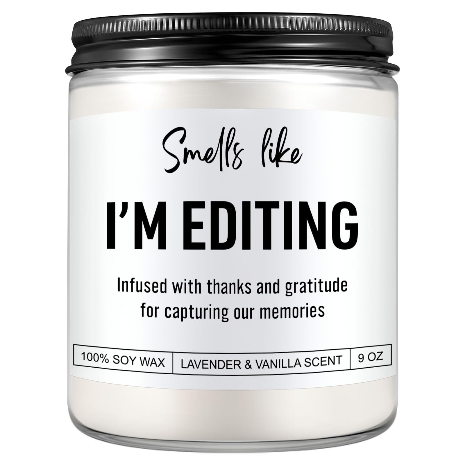 Candle, Photography Gifts for Photographers Men, Women, Photographer Gifts, Graduation, Cool Funny Presents for Photographers, Wedding, Camera Lovers, Videographer, Video Editor, Film Maker