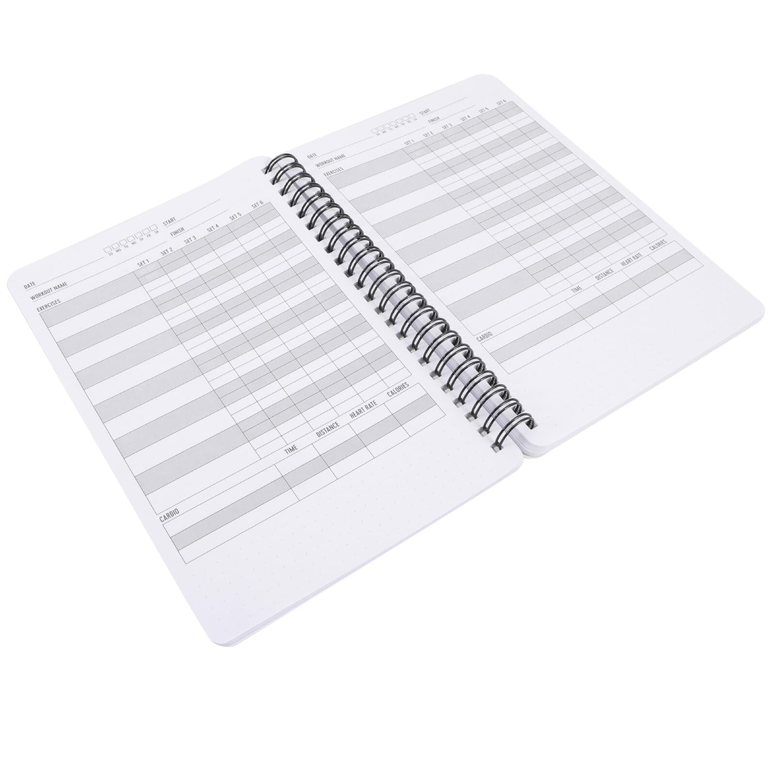 Planificador Diario Fitness Cuaderno Gym Notebook Práctico para Seguimiento y Dieta Libreta Apuntar Ejercicios con Diseño Portátil para Registrar Objetivos y Progreso