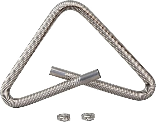 Miniatura 10 de Tubo de escape flexible para calentador diésel, tubo de escape flexible, tubo de extensión flexible, acero inoxidable, diámetro interior de 1