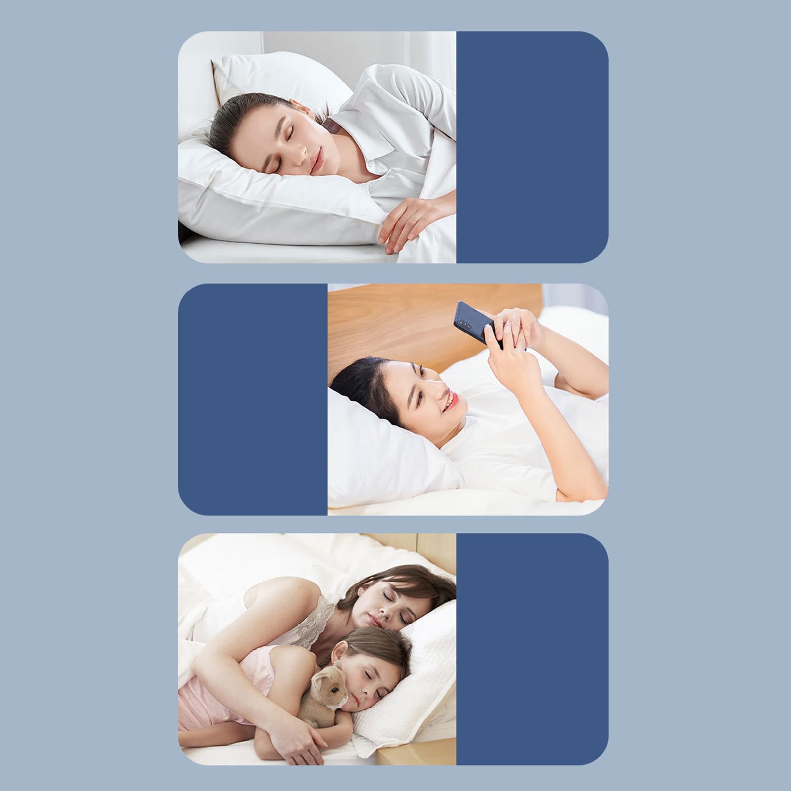 Altavoces de Almohada para Dormir Auriculares Inalámbricos | Altavoces de Almohada Ultrafinos para Dormir para Cama, Dormitorio, Mesilla, Hogar, Hotel, Camping, Viajeros, Profesionales