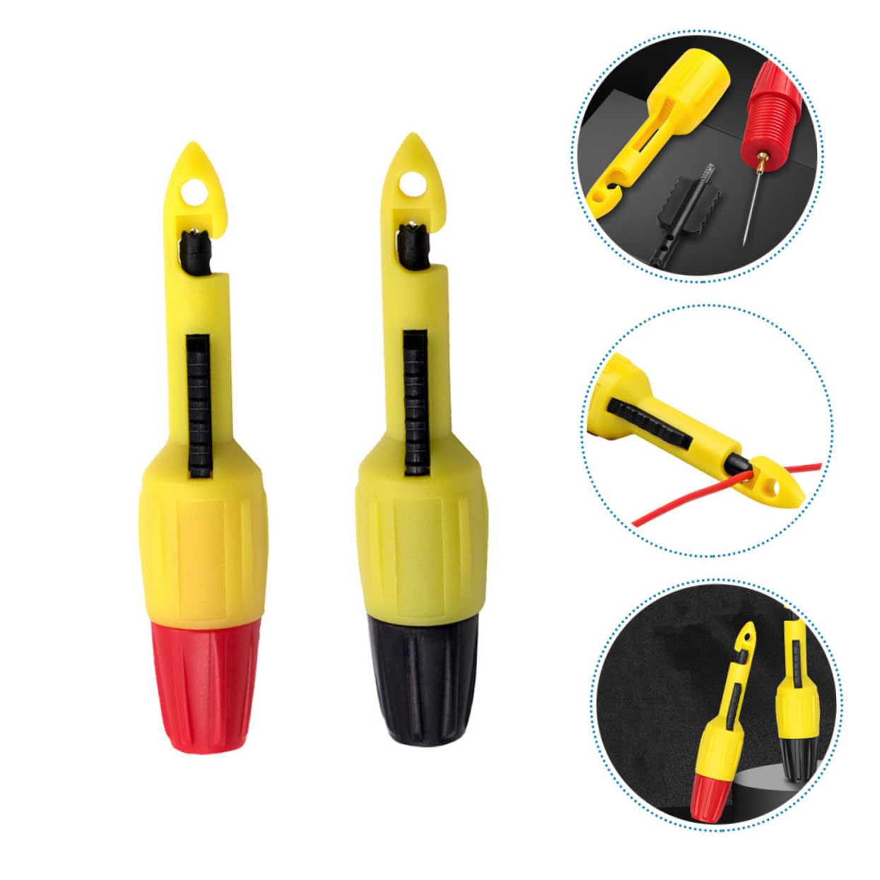 SHINEOFI 4 Set Aghi Probing Per Test Isolamento Filo Probe Per Multimetro Compatibili Per Riparazioni Elettriche E Manutenzione Automotive 4 Pezzi*4