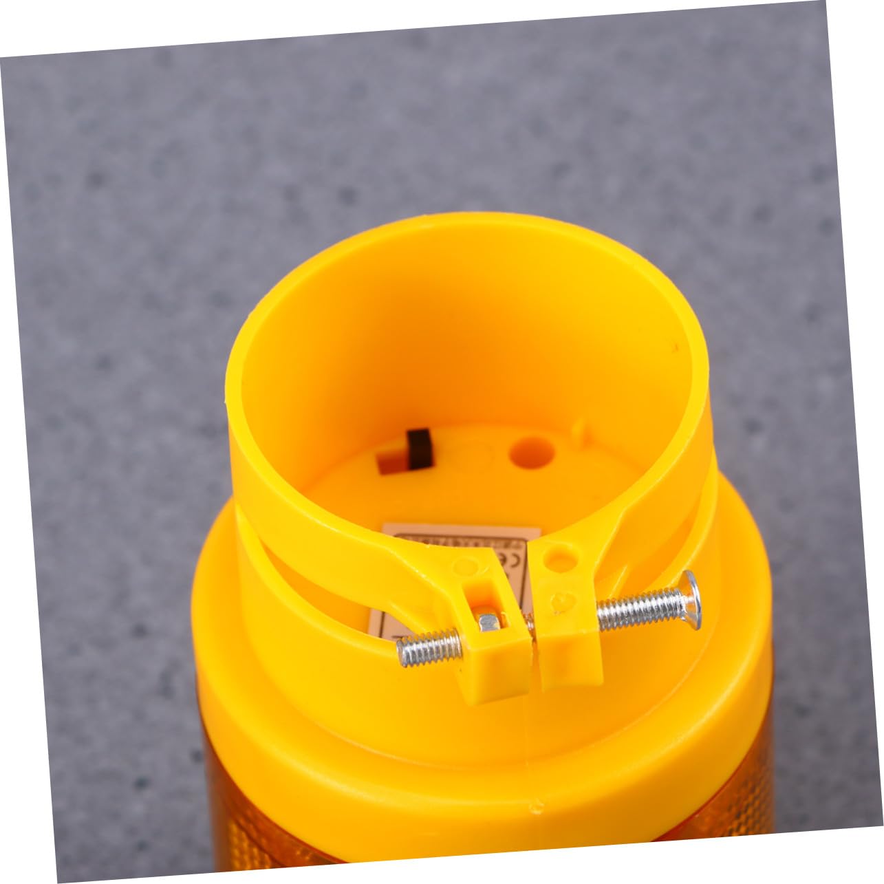 Baliza de Emergencia Solar LED Intermitente 2 Piezas Naranja Plástico