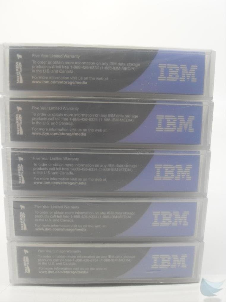 IBM 08L9120 LTO-1 Ultrium-1 Data Cartridges Qty 5 Per Box