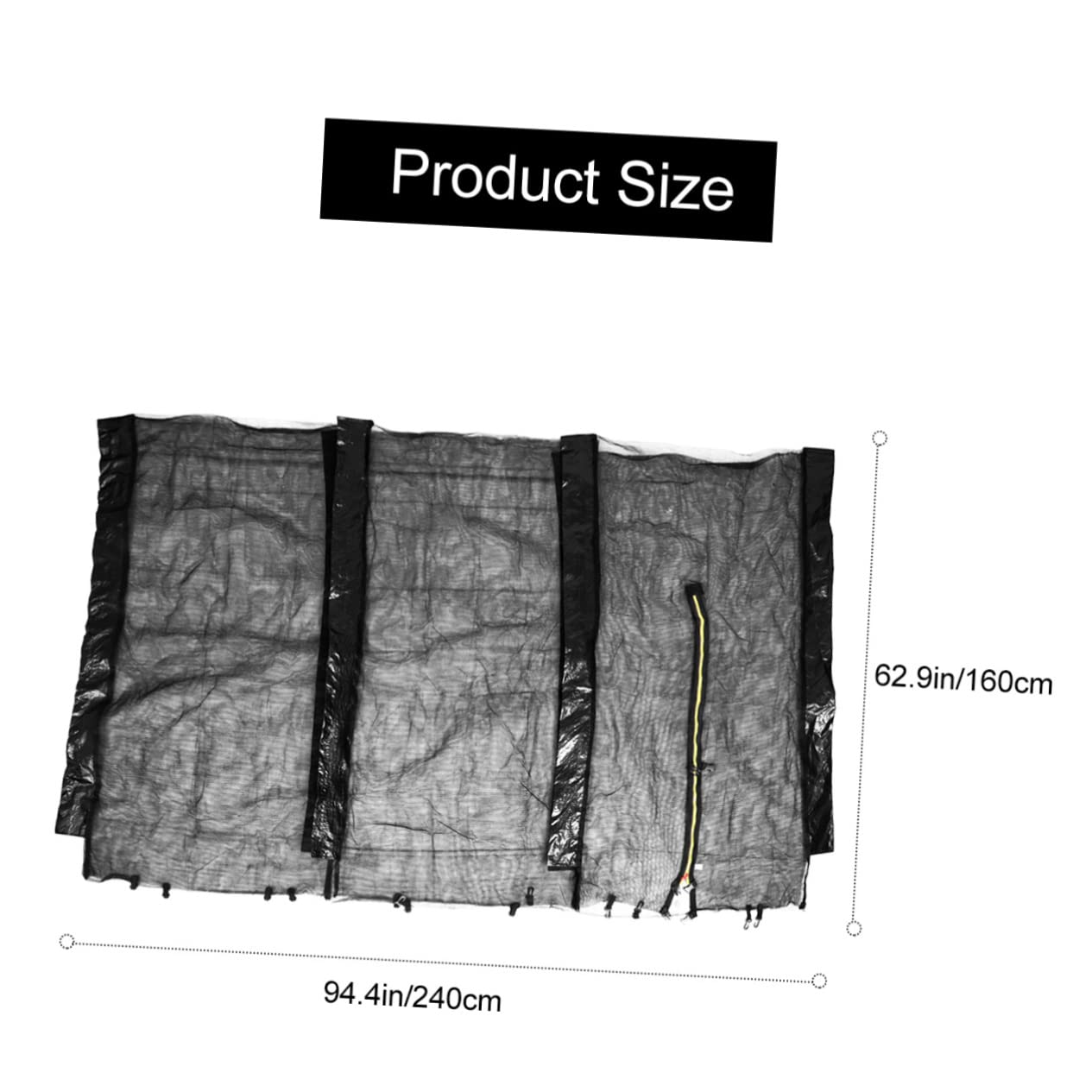 ibasenice Trampoline Protection Net Bounce Protective Net Heavy Duty Trampoline Enclosure