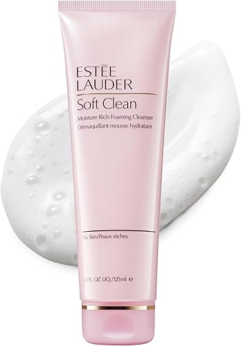 Estée Lauder Soft Clean Moisture Rich Foaming Face Wash Cleanser, 4.2 Ounce