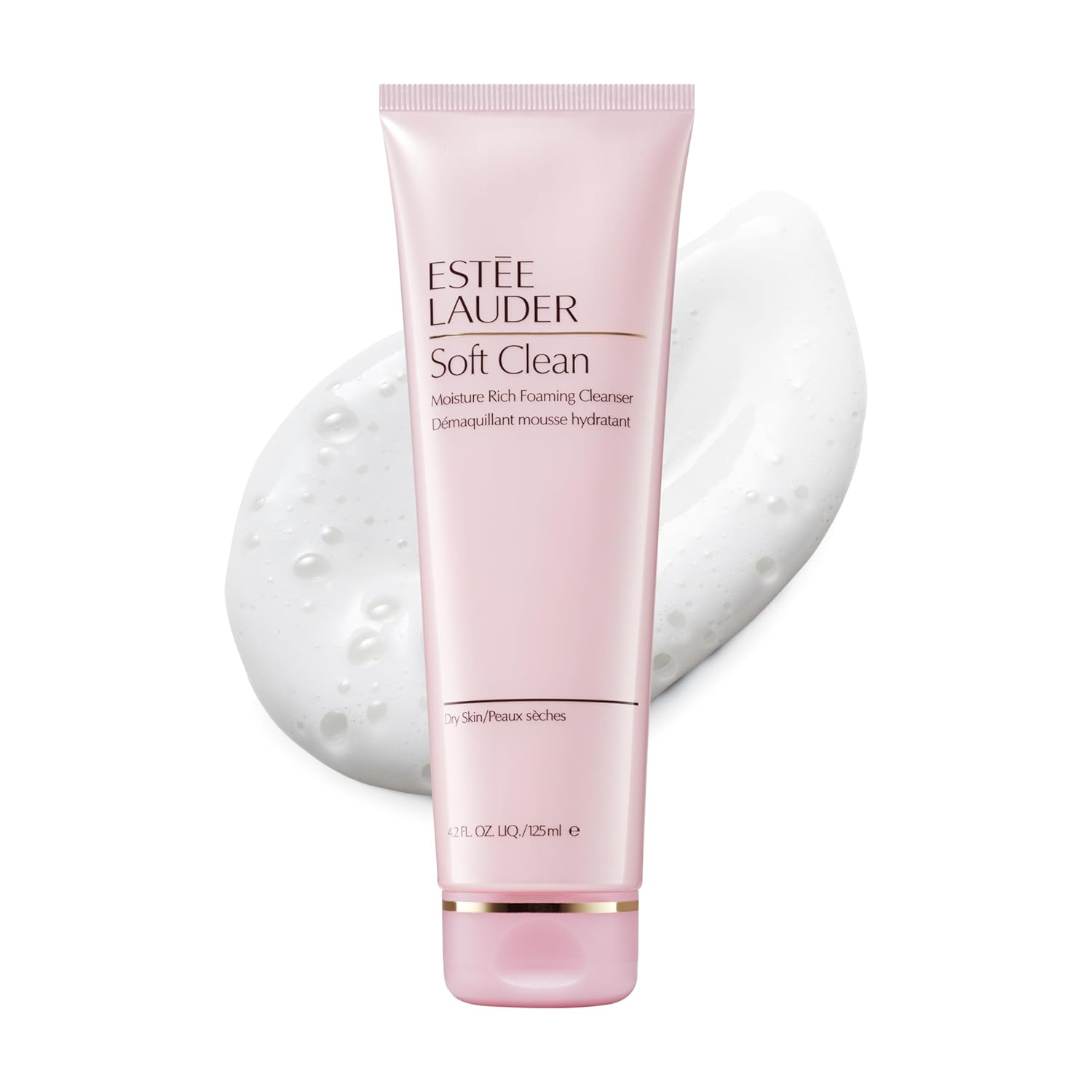 Estée Lauder Soft Clean Moisture Rich Foaming Face Wash Cleanser, 4.2 Ounce