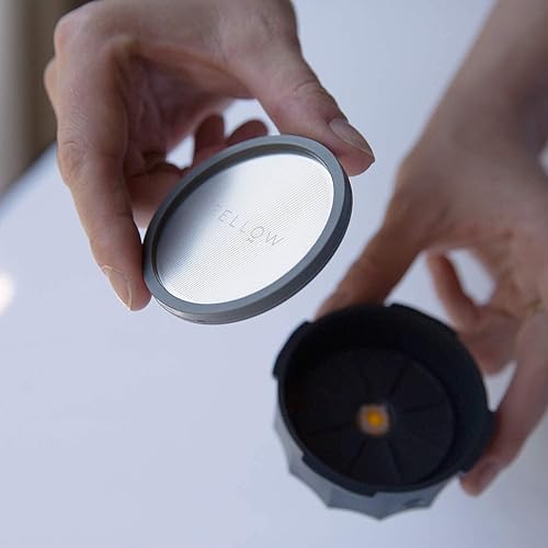 Miniatura 8 de Fellow Accesorio Prismo para cafetera AeroPress: mejora tu cafetera manual para preparar cafés de inmersión estilo espresso y sin goteo, filtro de