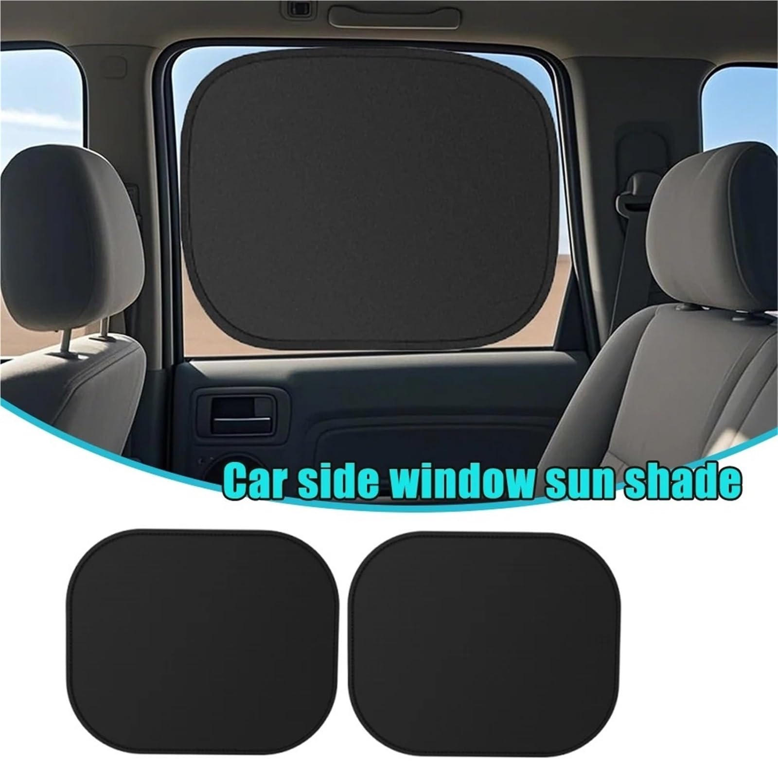 para Parabrisas Auto Bloque UV Coche Estática Se Aferra Parasol Cubierta De Ventana Escudo Térmico Privacidad Visera Lateral Parasol para Parabrisas