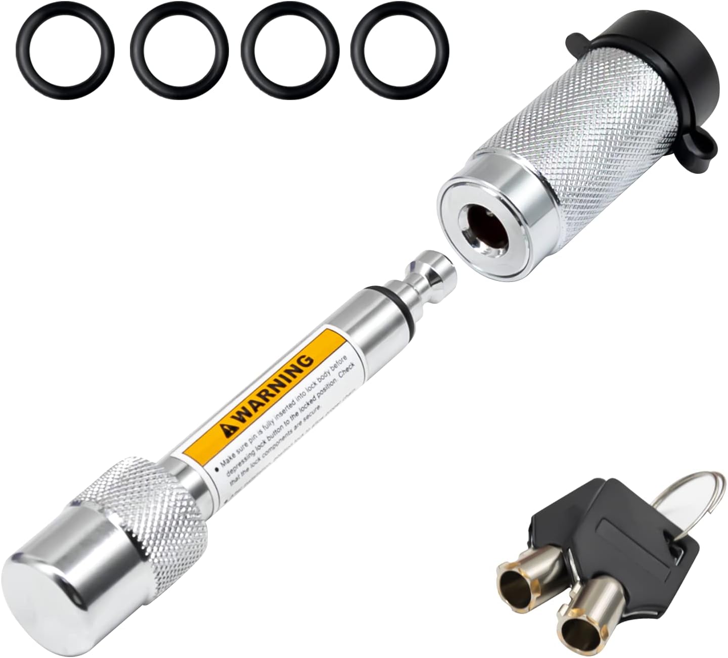 Hitch Lock, Heavy Duty Trailer Hitch Pin Lock 5/8