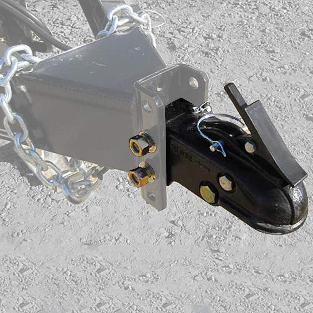 Heavy Duty Cast Adjustable Trailer Coupler 2-5/16 in,15000LBS Capacity Channel-Mount Coupler with Hardware Kit - Image 7