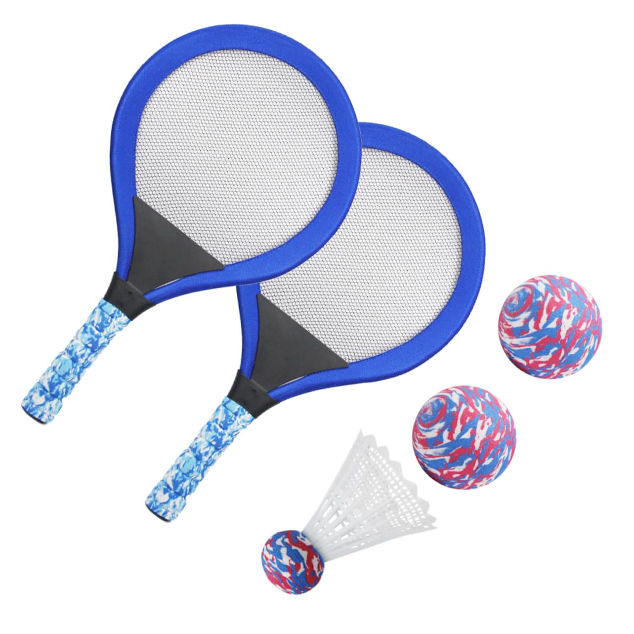 Parliky Boys and Girls Tennis Racket Set 2 Pack Boys and Girls Sports Beach Tennis Rackets Family Game