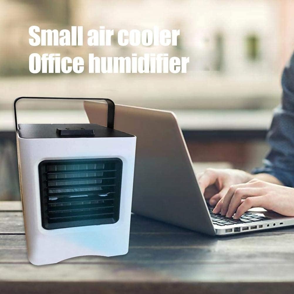 Air Cooler Mini Cooler Portable Mini USB Air Conditioner 3 in 1 Personal Space Air Purifier Cooler and Humidifier