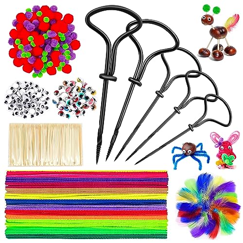 Livestn BLZ 385-teiliges Kastanienbohrer Bastelset