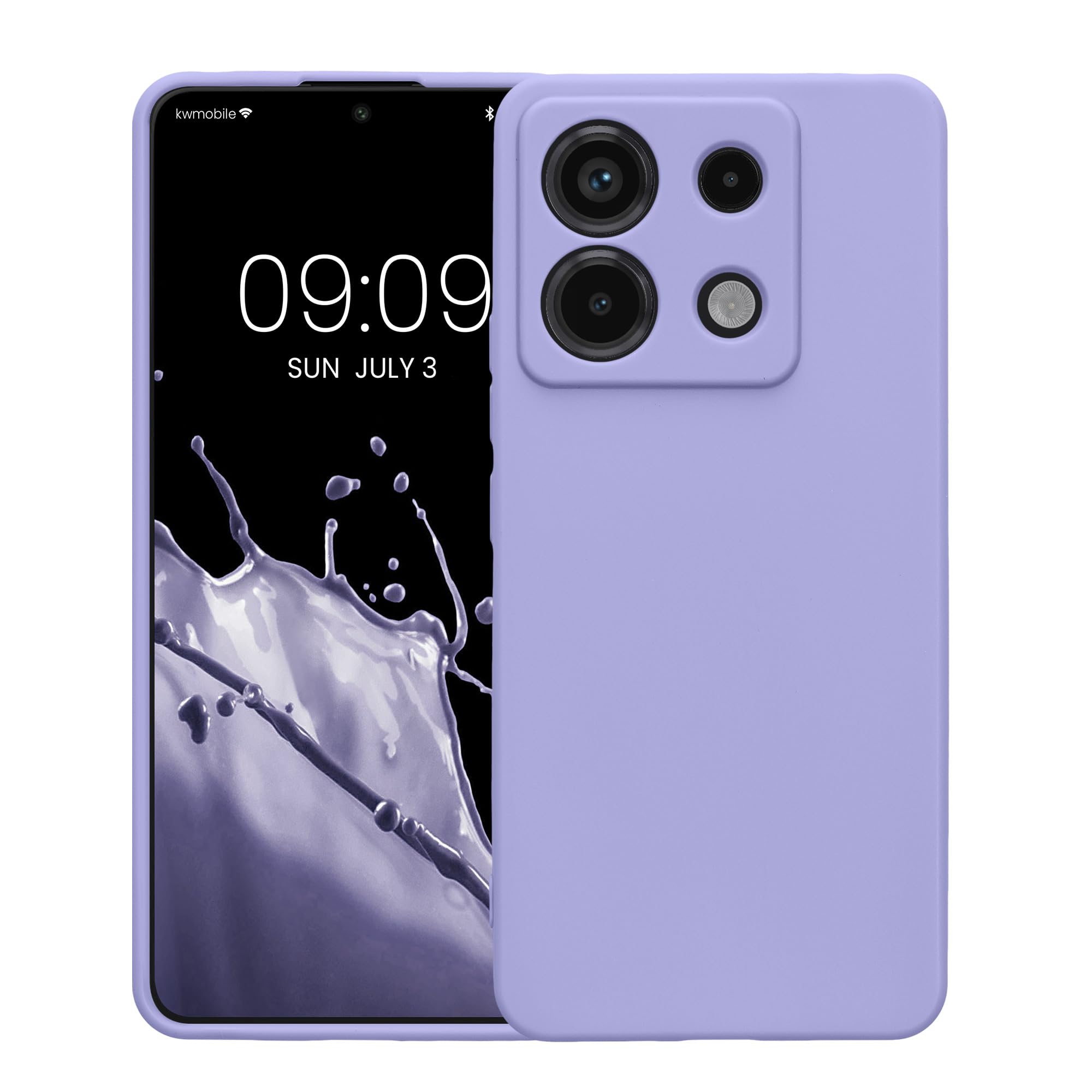 kwmobile Custodia Compatibile con Xiaomi Redmi Note 13 Pro 4G Cover - Back Case per Smartphone in Silicone TPU - Protezione Gommata - coconut swirl