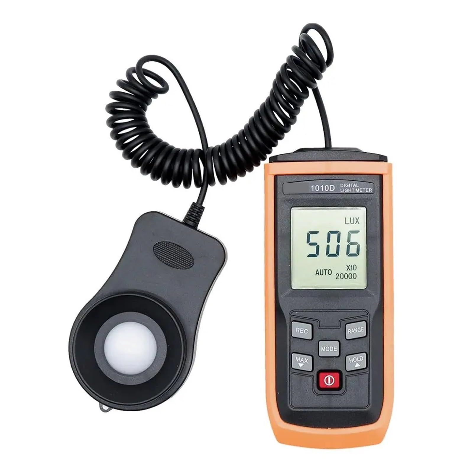 Digital Light Meter, Handheld Digital Light Meter LCD Fotometro Photography Luminometer Max Min 0-200000 LUX Photometer Illuminance Tester luxometro