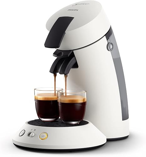 PHILIPS Senseo Original Plus CSA210/10 Machine à café à dosettes (sélection de la puissance du café, technologie Coffee Boost, en plastique recyclé) Blanc - 2