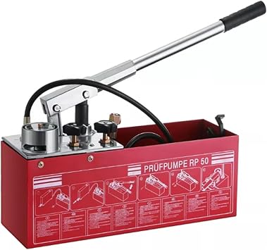 Hydrostatic Test Pump, 50KG Manual Pressure Test Pump PPR Tap Water Pipeline Valve Machine Leak Detector Tool for Plumbing