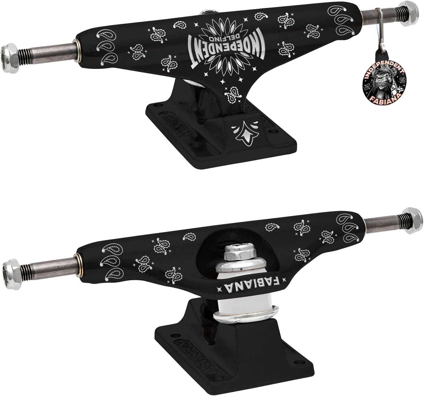 Truck Company 149 Stage 11 Hollow Fabiana Delfino Pro Black Standard Skateboard Trucks
