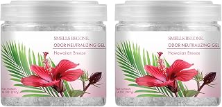 SMELLS BEGONE 14oz Crystal Odor Eliminator - Absorb & Eliminate Odors in Homes, Offices, Bathrooms, Basements, Garage, Cars, RVs & Boats - Remove Tough Odors (Hawaiian Breeze, 2-Pack)