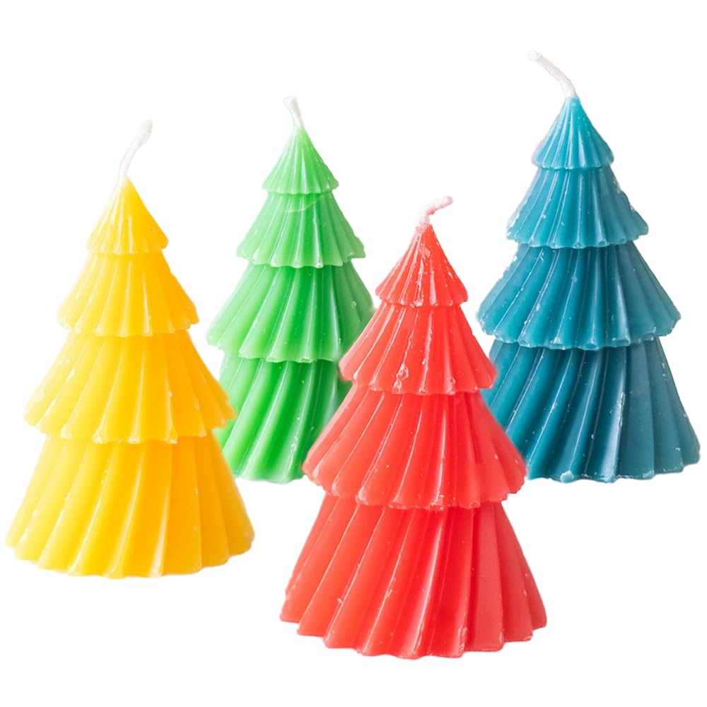 Something Different Christmas Tree Candles Set of 4