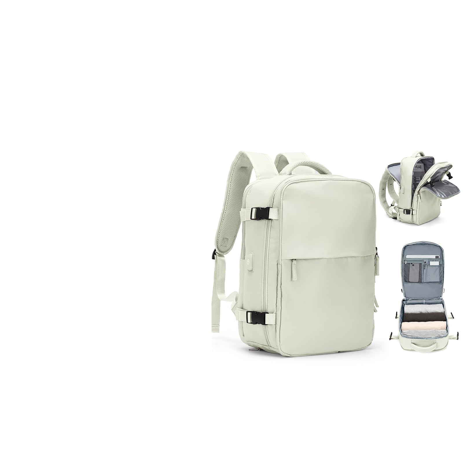 Zaino Bagaglio a Mano Ryanair 40x20x25 Zaino Aereo Borse da Cabina per Easyjet 45x36x20 Zaino da Viaggio donna con porta ricarica USB, Borsa da Viaggio aereo Zaino Computer Impermeabile Casual Daypack