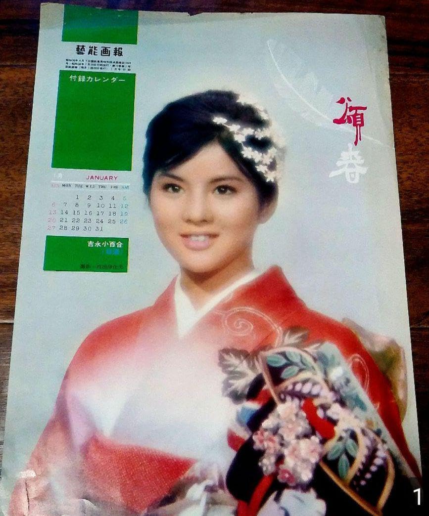 Amazon.co.jp: 吉永小百合 赤玉ハニーワイン 看板 芸能画報ミニ