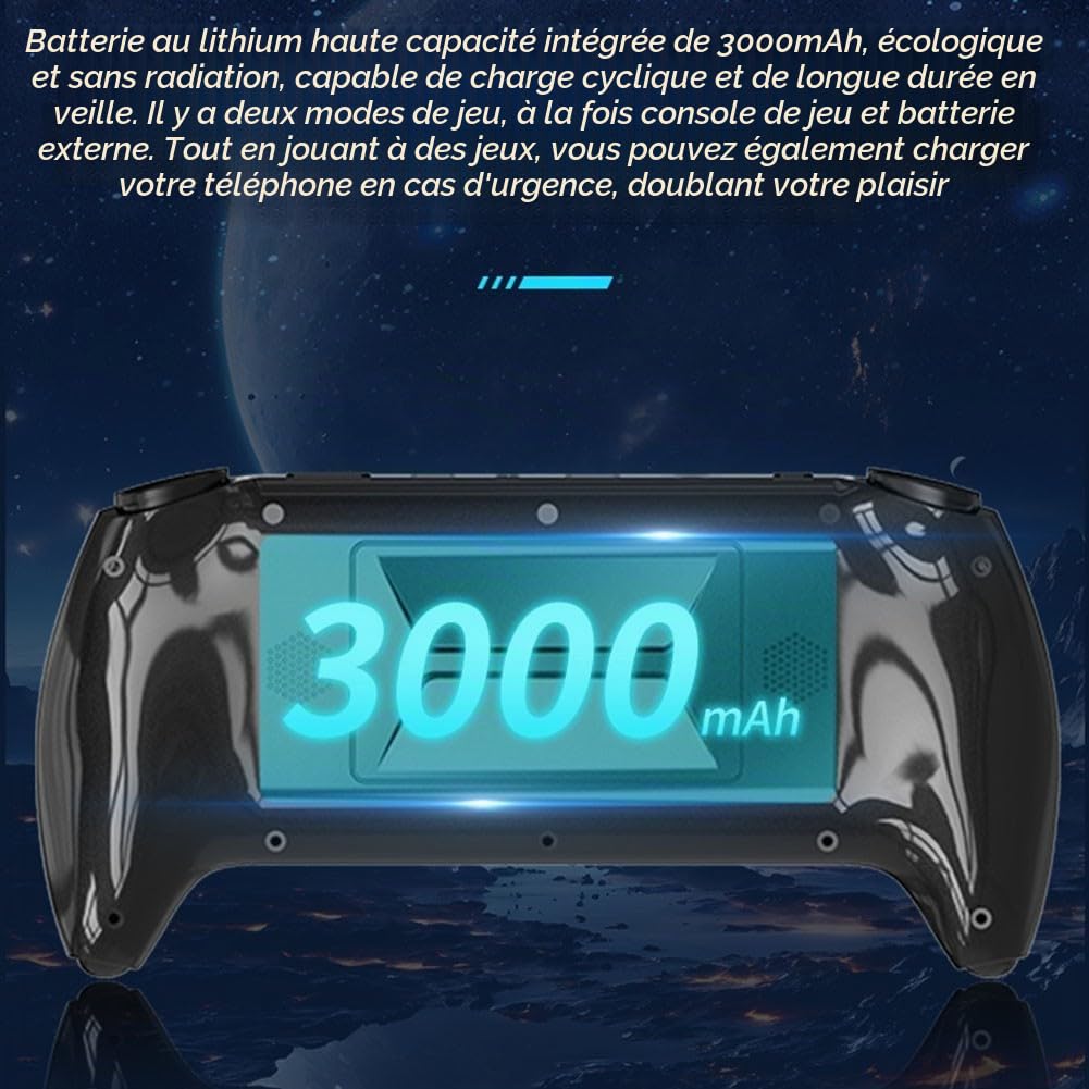 Console de jeu portable rétro SF3500, blanc, écran IPS 5,5"