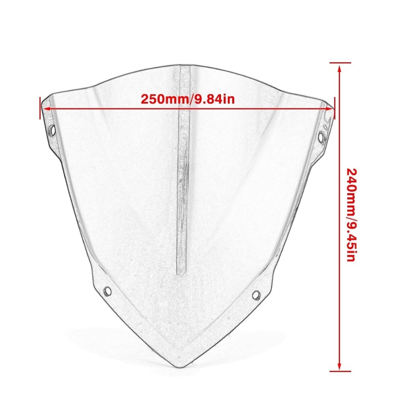 Per Yam&aha MT-03 MT25 MT03 MT-25 2020 2021 2022 2023 Parabrezza Parabrezza Deflettori D'aria Per Moto Deflettori