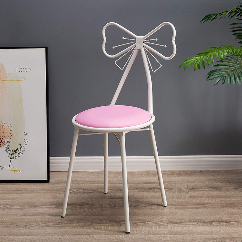 Make-Up Stoel Make-Up Stoel Ijdelheid Kruk Fluwelen Ijdelheid Stoelen Met Hartvormige Rug Metalen Poten Fluwelen Kruk Stoel Ijdelheid Stoelen Voor Slaapkamer Comfortabel En Zacht
