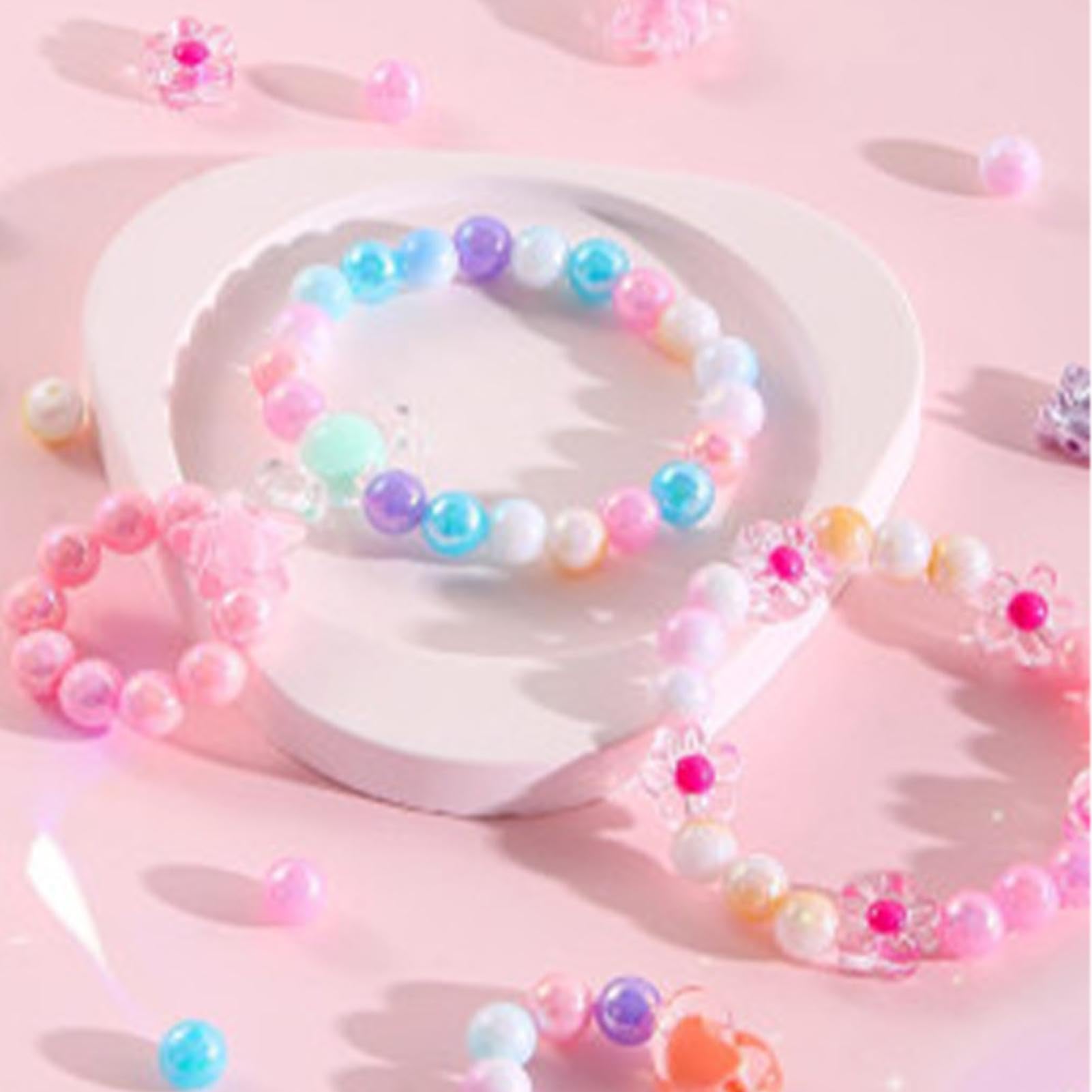 Generisch Cuentas de arcilla para hacer joyas, 2000 piezas | kit de fabricación de pulseras, joyas y manualidades para niños y niñas, interactivo para niños, regalo y educativo
