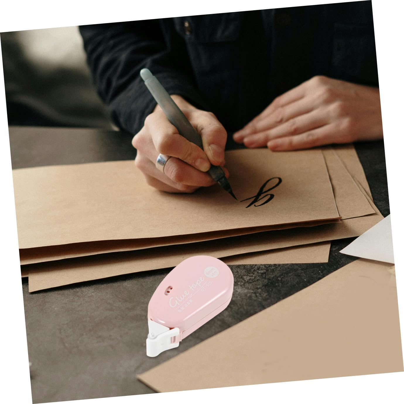 VILLCASE 20piezas Rodillo De Cinta Adhesiva Doble Cara Alta Viscosidad para Manualidades y Scrapbooking Transparente Fácil De Usar Suministros De Oficina y Hogar
