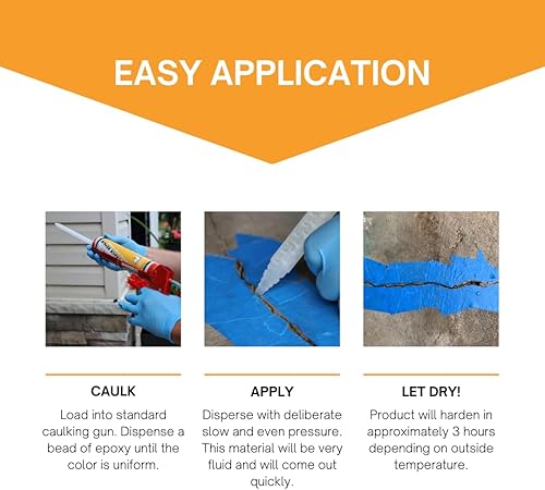 Miniatura 4 de Akona Reparación de grietas epoxi relleno de grietas inyectable para hormigón, ladrillo, grietas fundacionales y fugas de agua, resina epoxi líquida