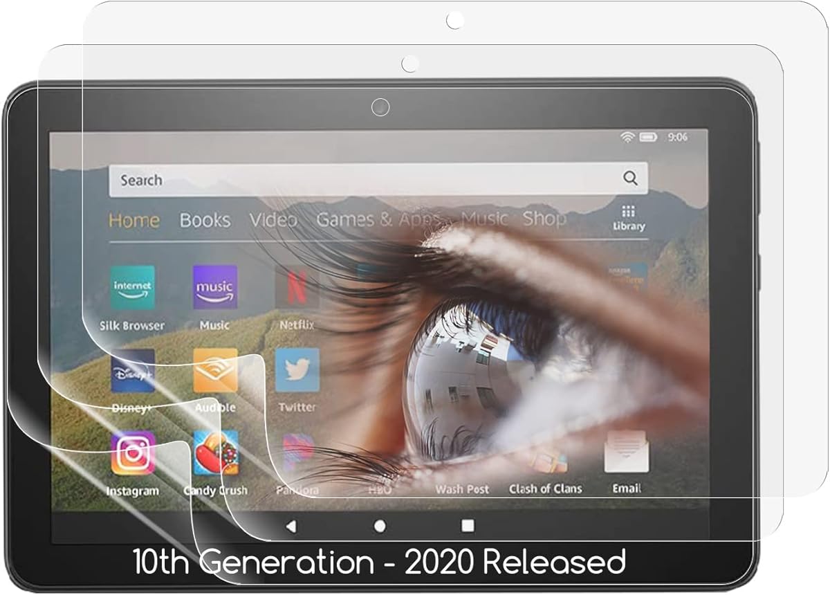 KEANBOLL 3 Pack Screen Protector for Fire HD 8 Tablet (12th-10th Generation-2022-2020 Released), Anti Glare and Anti Fingerprint Shield(Matte)