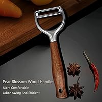 Vista 6 de Professional Vegetable Peeler,Peelers For Kitchen Ultra Sharp 304 Stainless Steel Durable Blade,Quick Peeling Apple Carrot Potato Peelers,Ergonomic