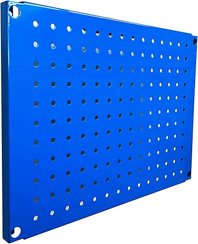 Miniatura 4 de Tablero de clavijas de metal de 12 pulgadas de alto x 16 pulgadas de ancho, organizador de pared resistente para almacenamiento de herramientas de