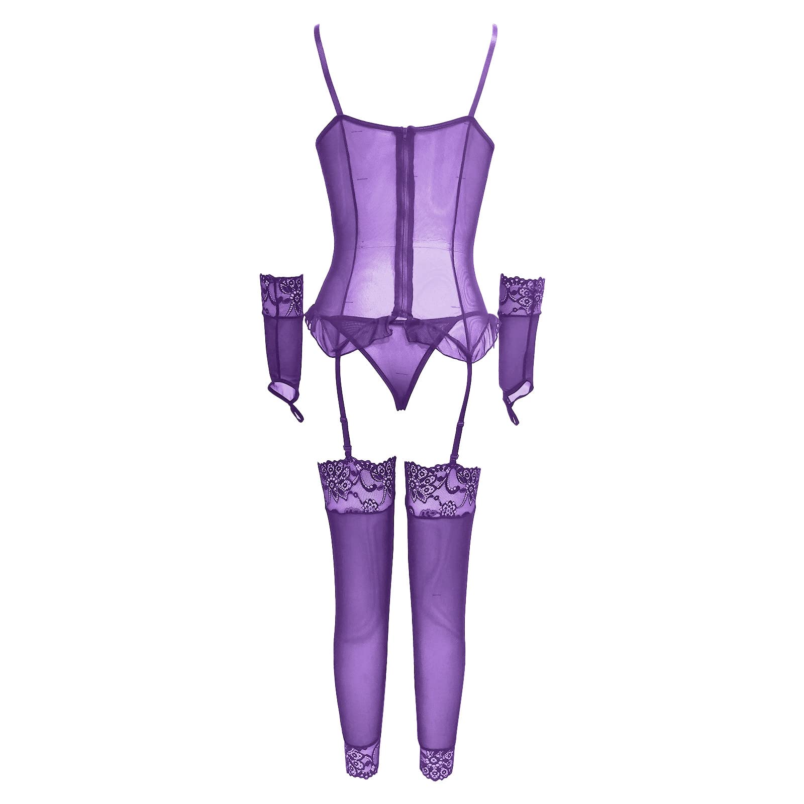 2026 Ensemble de Lingerie féminine en Dentelle Mode Cinq pièces avec Accessoires pour Une élégance Intime