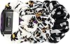 Replacement Bands Compatible with Pavlok Shock Clock 3 Band, Soft Fabric Elastic Scrunchie Wristband Floral Printed Strap for Women Girls, 3-Pack