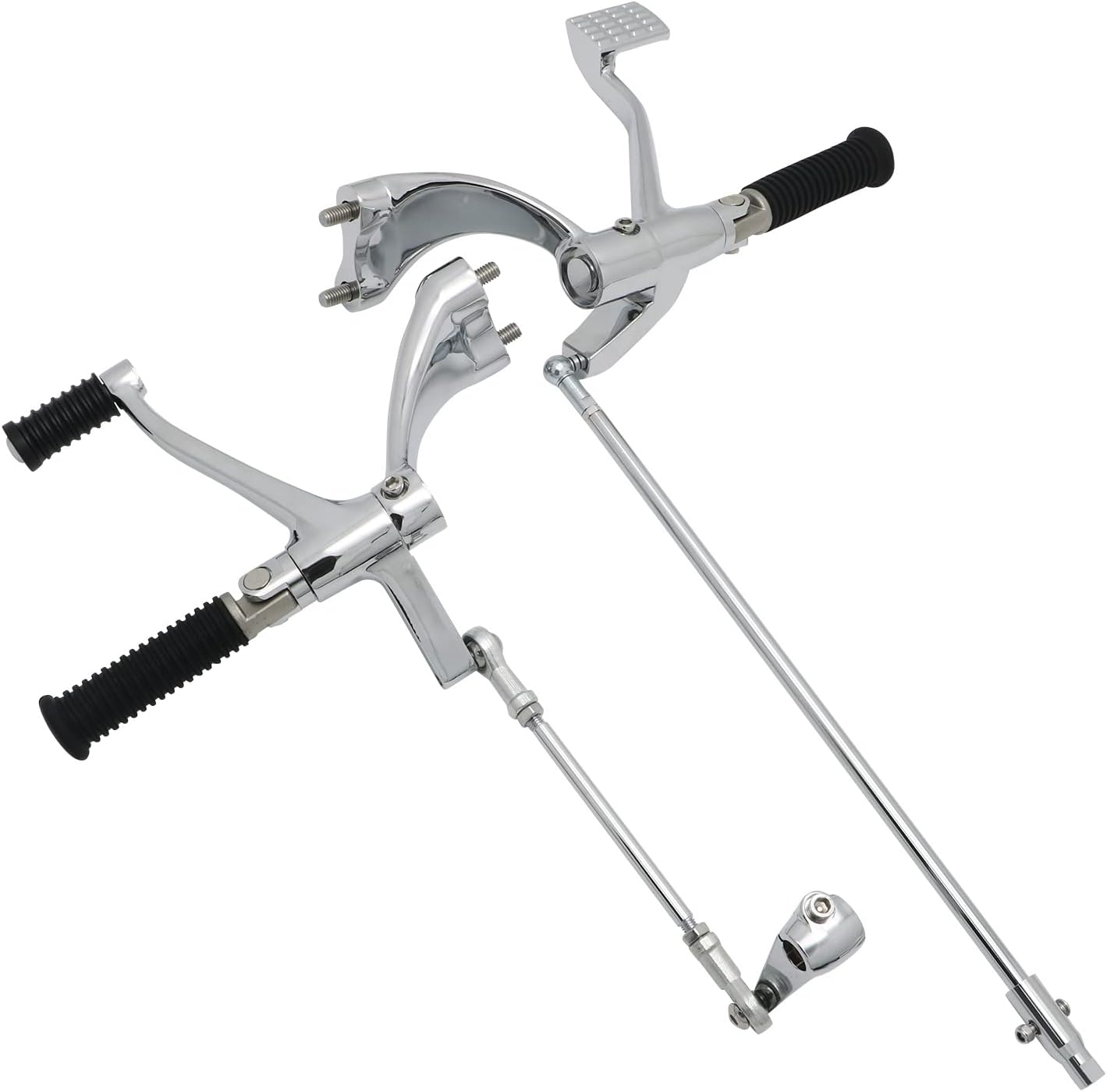 Motorcycle Forward Controls Complete Kit Pegs Levers Linkages for Harley 2014-2022 Sportster XL 883 1200 Forty Eight XL883/C/N/L/R, XL1200C/R/L/N/X