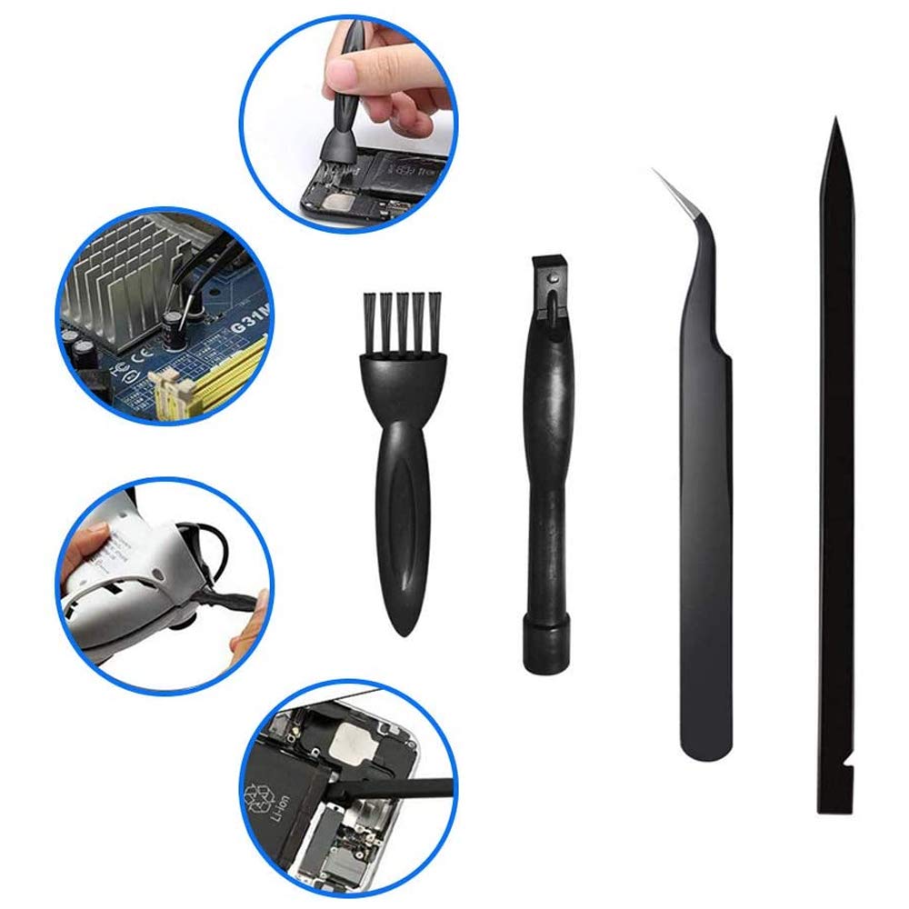 MMOBIEL Kit di cacciaviti professionali 10 in 1 per riparazione MacBook Pro/Air con Retina Tri Wing Phillips Pentalobe 5 Torx T5/T6