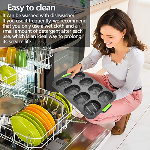 Foto von Juliyeh Französisches Brotback-Tablett, Backutensilien aus weichem Silikon für einfaches Herauslösen