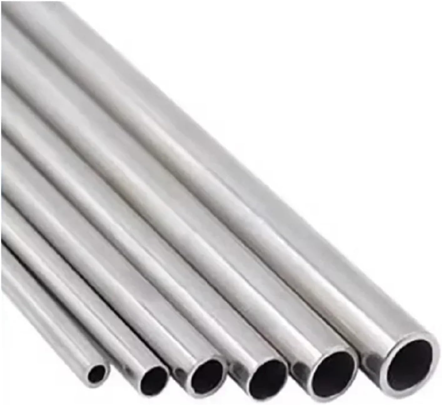 5PCS 304 Stainless Steel Capillary Tube, Metal Pipe/Hollow Tube, Outer Diameter 0.3-9mm, Length 100mm(7x1.5mm)