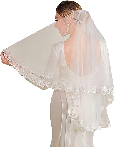 Velo corto de boda con peine accesorios de despedida de soltera velo de novia velos de tul para decoración de novias