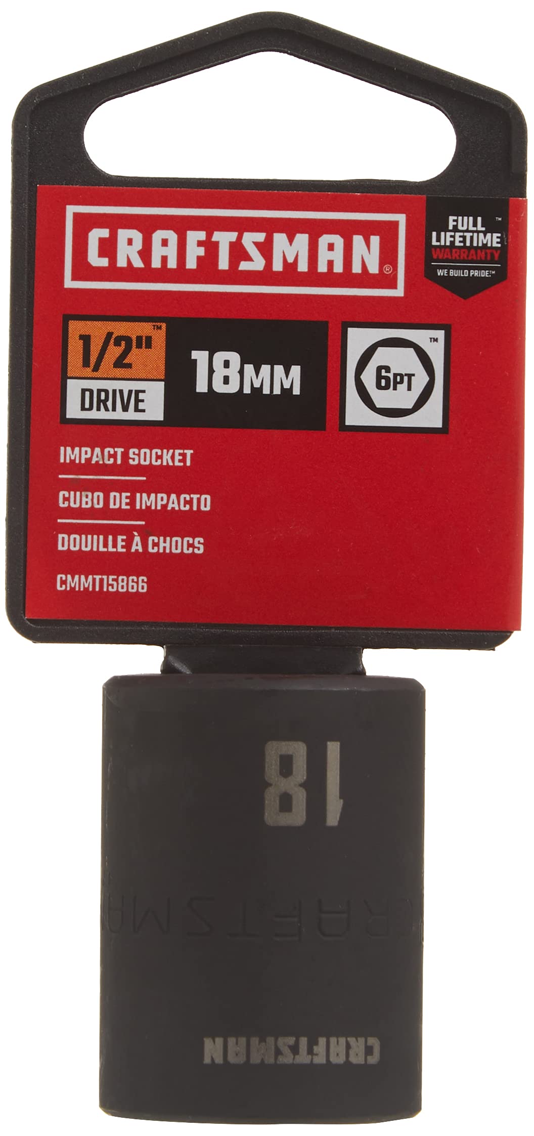CRAFTSMAN Impact Socket - 1/2" Metric -2 CRAFTSMAN Impact Socket - 1/2" Metric -2