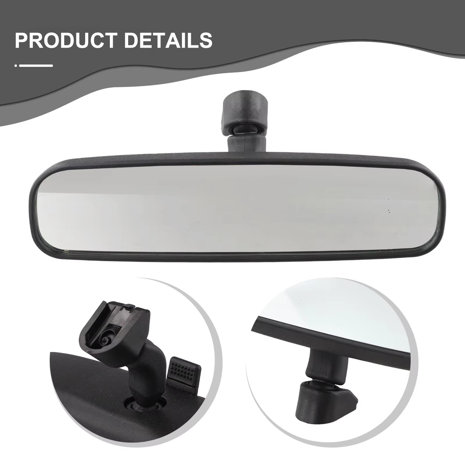 Retrovisore Per Auto Specchio Retrovisore Grandangolare Per Mazda Per 5 2006-2007 | Specchietto retrovisore grandangolare regolabile Specchietto retrovisore antiriflesso