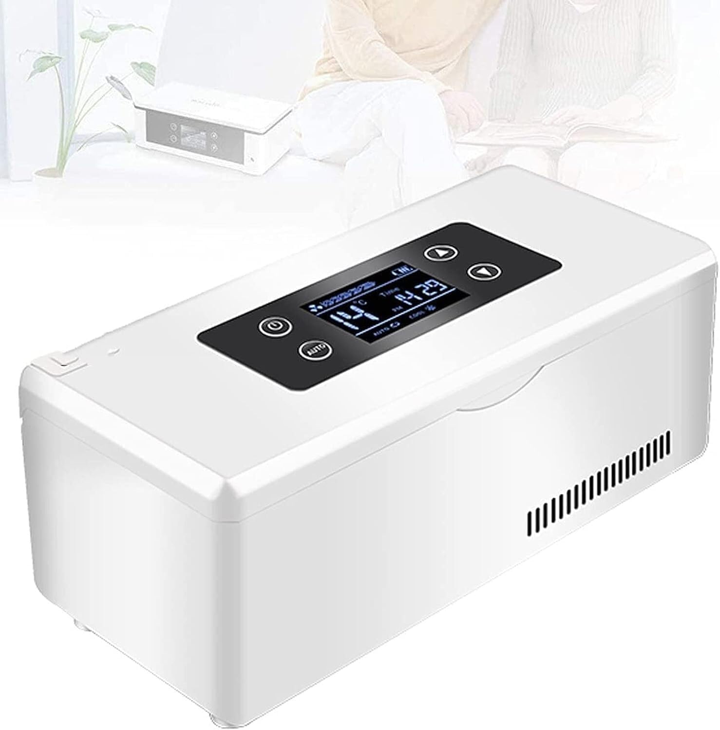 Réfrigérateur à insuline portable 2-8°C avec 2 batteries et écran LCD tactile
