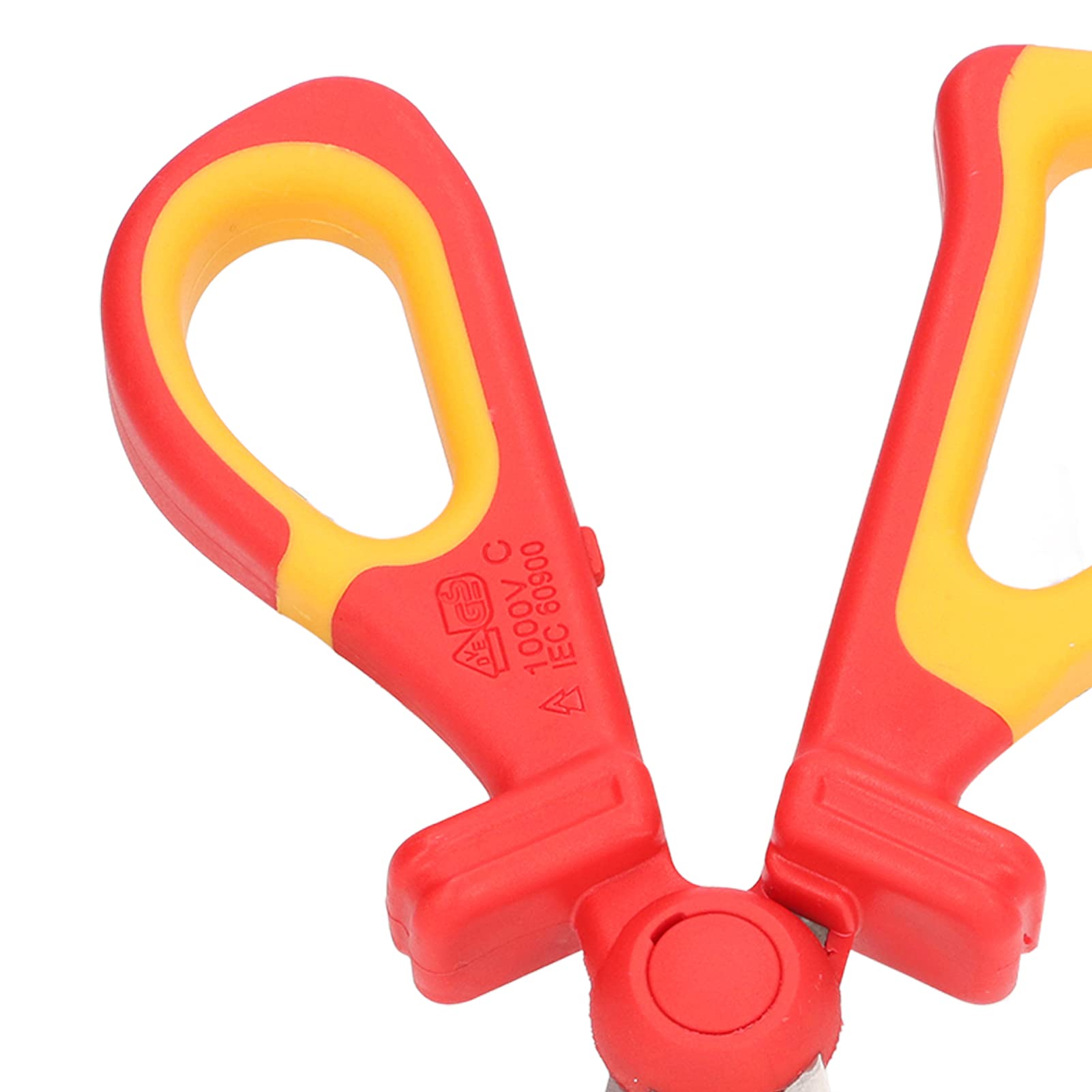Forbici da elettricista, lame in acciaio inossidabile da 155 mm di lunghezza Forbici da elettricista isolate Apertura massima 70 mm per l'installazione dello strumento