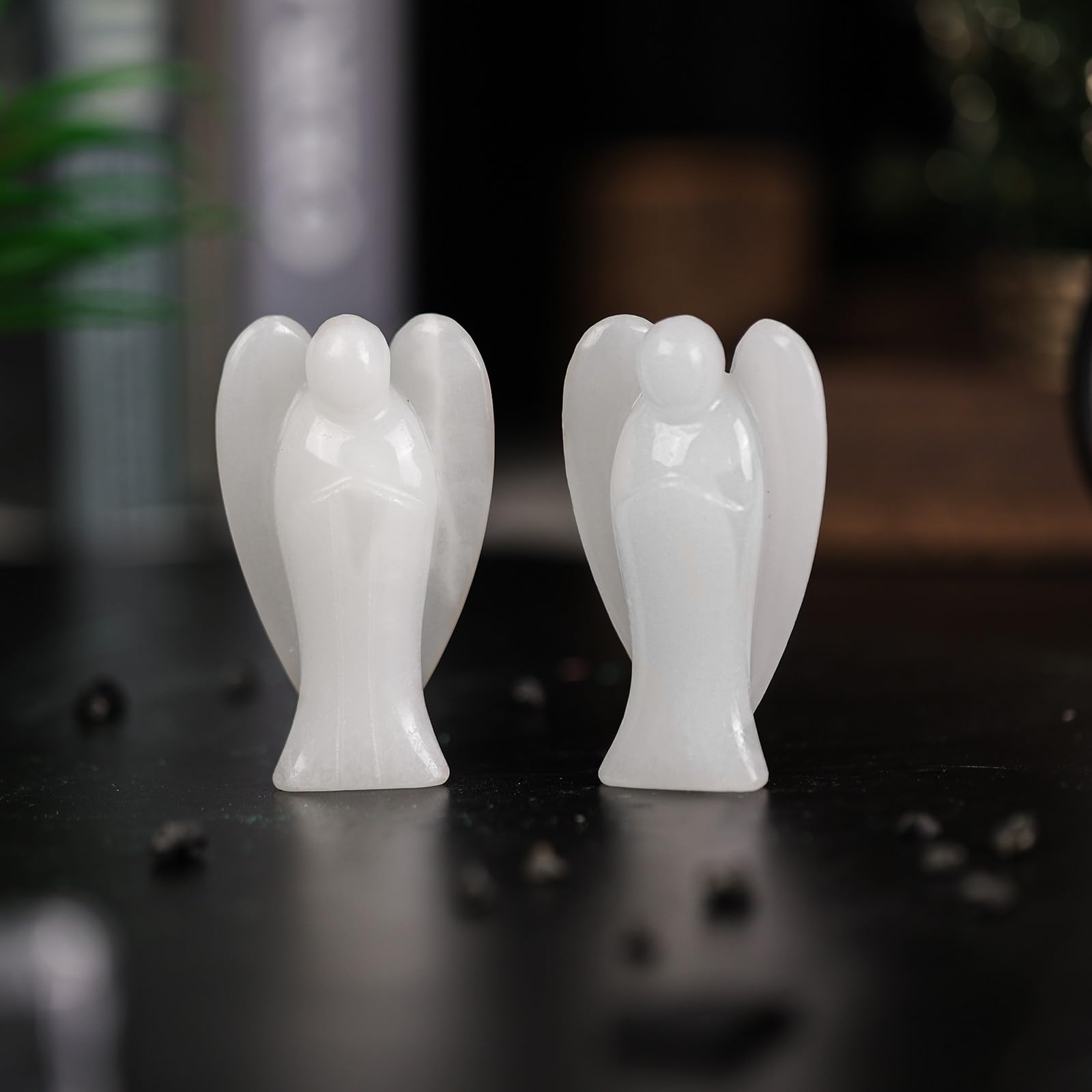 3" Kristall-Engelfiguren Schutzengelstatuen zum Schutz