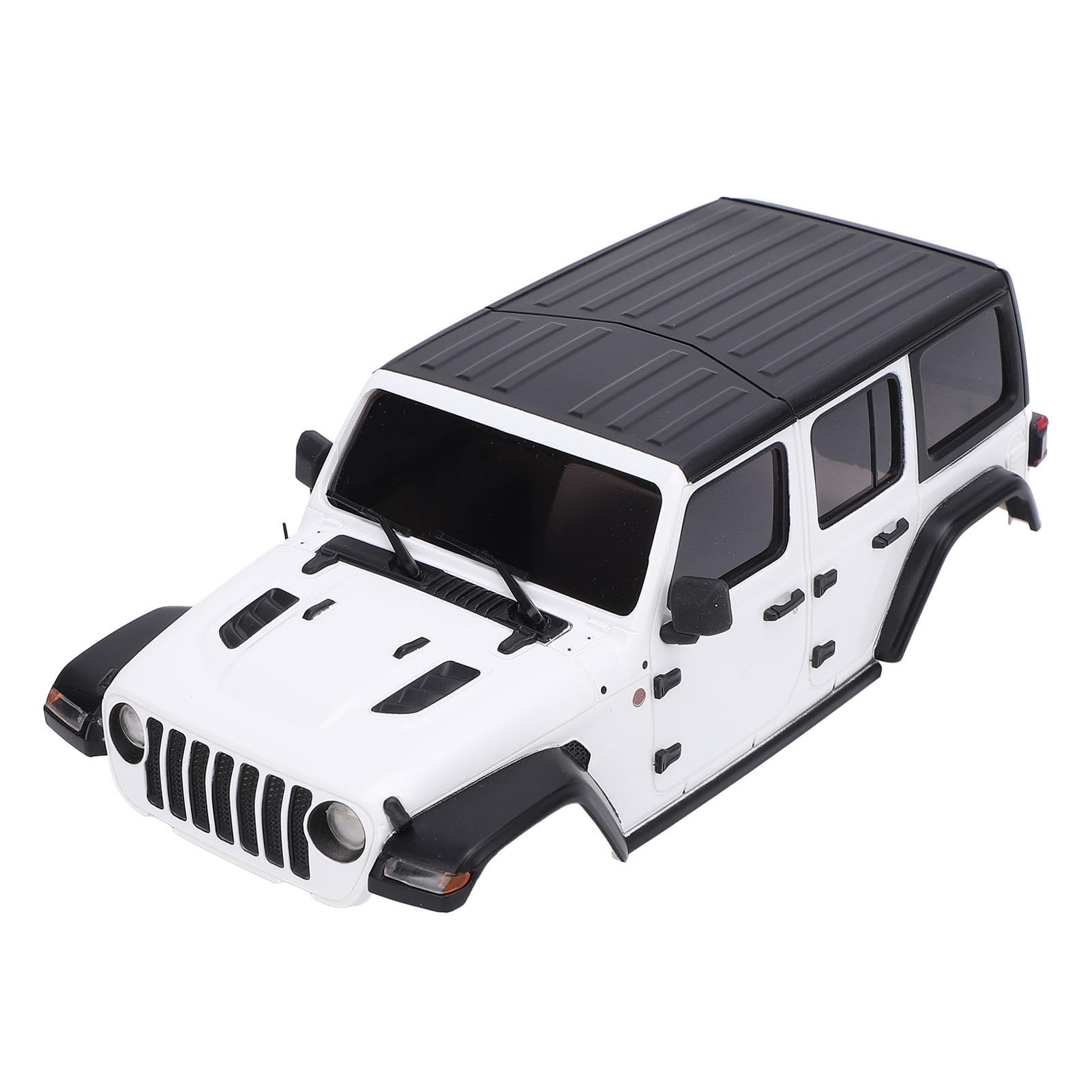 Pongnas Pokrowiec na karoserię RC do Samochodu Zdalnie Sterowanego Axial SCX24 /24 | Część Ulepszająca z Twardego Plastiku (WHITE)