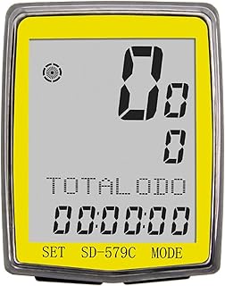 TAMSOI TXY Wireless Waterproof Cycling Computer, Bike Odometer, Speedometer, Backlit LCD Display, 8 Language Settings